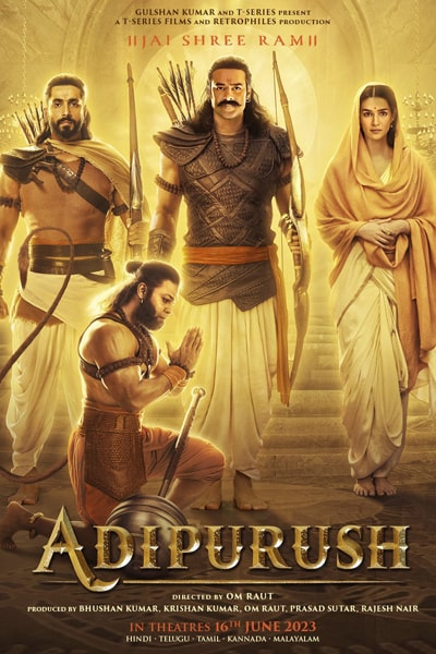 Download Adipurush (2023) Hindi Movie 480p | 720p | 1080p WEB-DL ESub